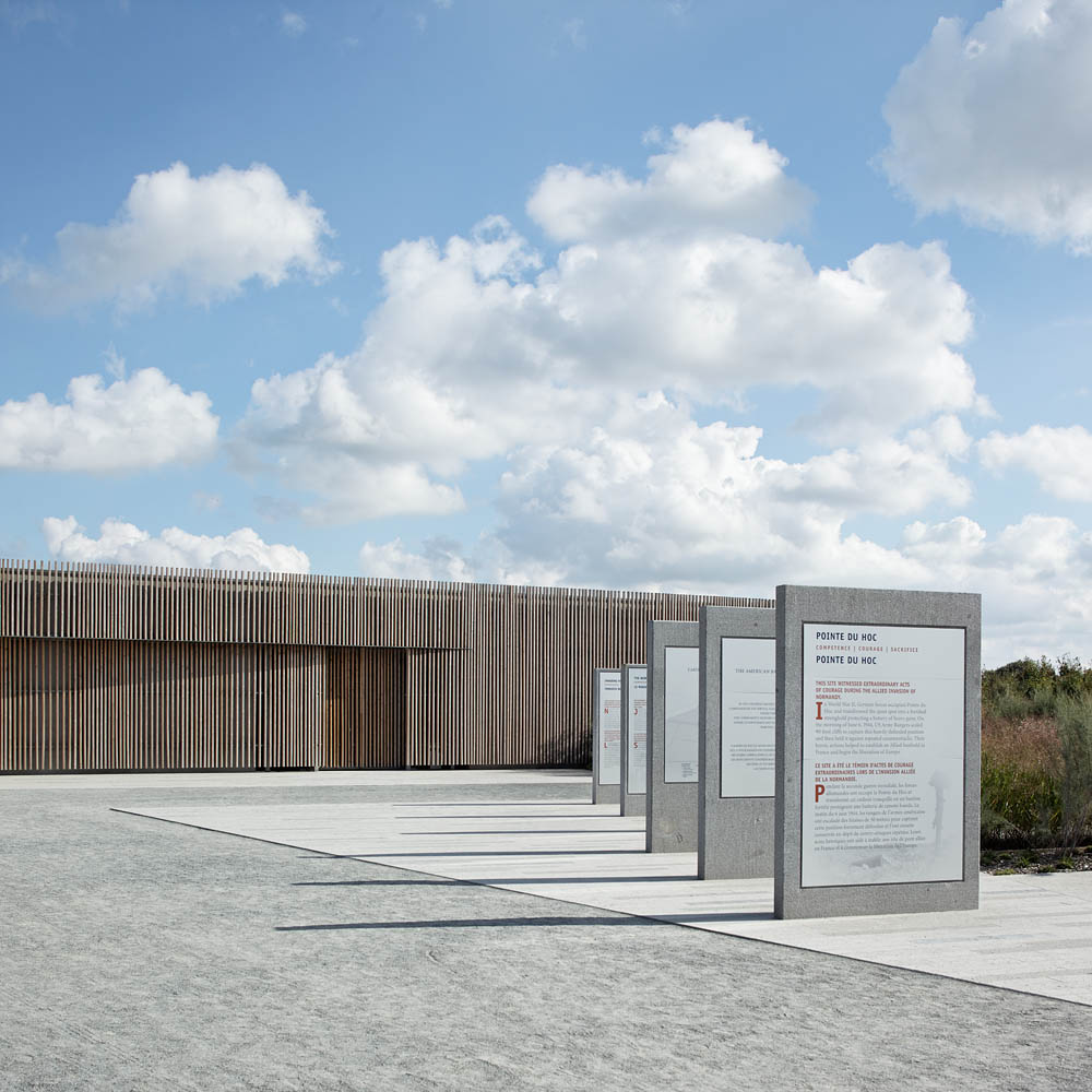 Mémorial de la Pointe du Hoc, Nicolas Kelemen Architecture, Pointe du Hoc, 2014